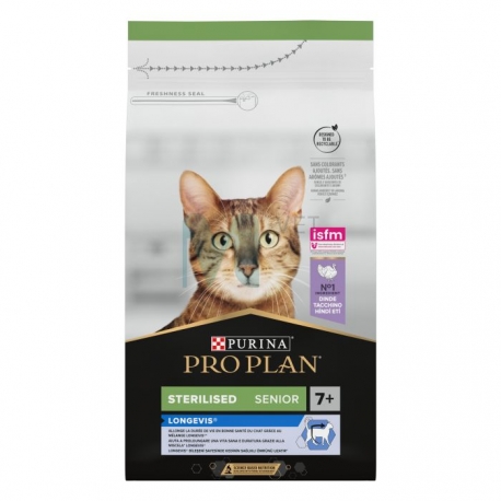 PRO PLAN KASSI TÄISSÖÖT STERIL 7+ LONGEVIS KALKUN 1,5kg PRO PLAN KASSI TÄISSÖÖT STERIL 7+ LONGEVIS KALKUN 1,5kg
