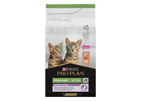PRO PLAN JUNIOR sterilised lõhega kassitoit 3kg
