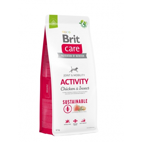 Brit Care Sustainable Activity Chicken&Insect koeratoit 12kg Brit Care Sustainable Activity Chicken&Insect koeratoit 12kg