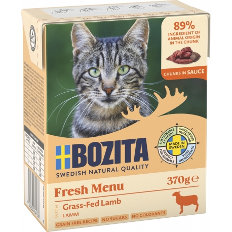 Bozita kassikonserv Grass-Fed Lamb in sauce 6x370g Bozita kassikonserv Grass-Fed Lamb in sauce 6x370g