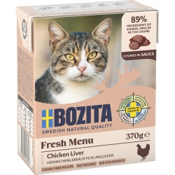 Bozita kassikonserv Chicken Liver in sauce 6x370g