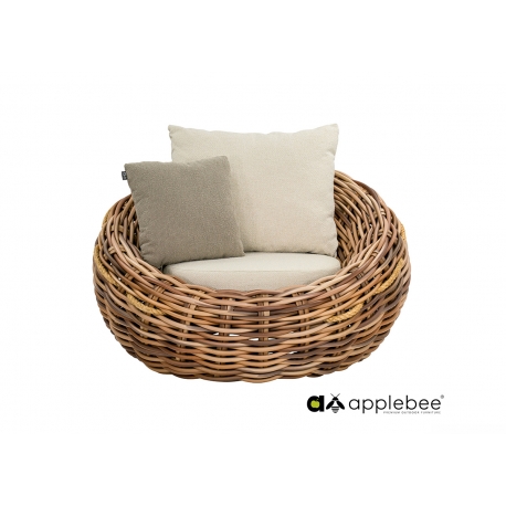 Tugitool Apple Bee COCOON kubu / beež, 130x130xH76 cm Tugitool Apple Bee COCOON kubu / beež, 130x130xH76 cm