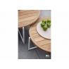 Diivanilaud Apple Bee CONDOR valge / tiik, D74xH38 cm