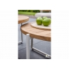 Diivanilaud Apple Bee CONDOR valge / tiik, D74xH38 cm