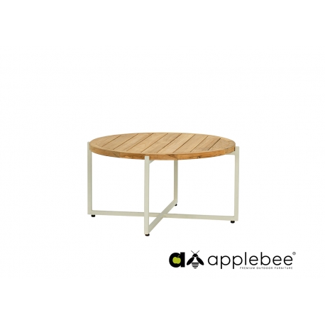 Diivanilaud Apple Bee CONDOR valge / tiik, D74xH38 cm Diivanilaud Apple Bee CONDOR valge / tiik, D74xH38 cm