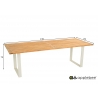 Söögilaud Apple Bee CONDOR valge / tiik, 240x95xH75 cm