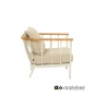 Tugitool Apple Bee CONDOR valge / beež, 63x80xH66 cm