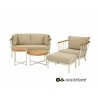 Tugitool Apple Bee CONDOR valge / beež, 63x80xH66 cm