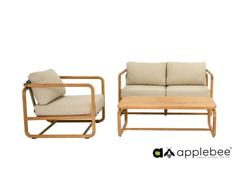 Diivan Apple Bee DOLCE pruun / beež, 142x71xH66 cm