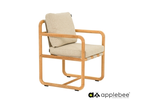 Söögitool Apple Bee DOLCE pruun / beež, 60x50xH82 cm