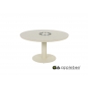 Aialaud serveerimisalusega Apple Bee MELVILLE helebeež, D140xH77 cm