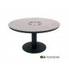 Aialaud serveerimisalusega Apple Bee MELVILLE hall / must, D140xH77 cm