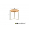 Diivanilaud Apple Bee MONACO helebeež / tiik, D45xH47 cm