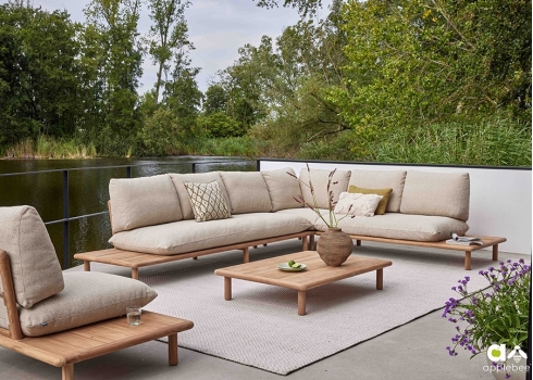 Tugitool parem Apple Bee SLING pruun / beež, 108x85xH68 cm