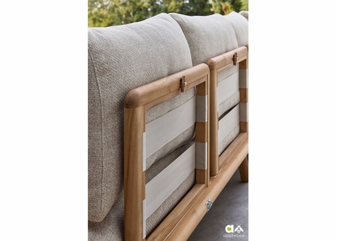 Diivan vasak Apple Bee SLING pruun / beež, 242x85xH68 cm