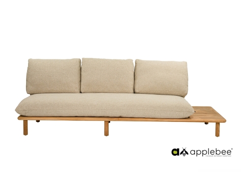 Diivan vasak Apple Bee SLING pruun / beež, 242x85xH68 cm