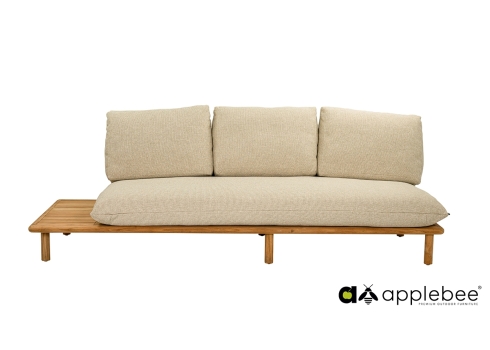 Diivan parem Apple Bee SLING pruun / beež, 242x85xH68 cm