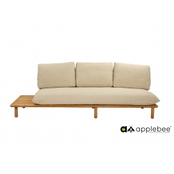 Diivan parem Apple Bee SLING pruun / beež, 242x85xH68 cm