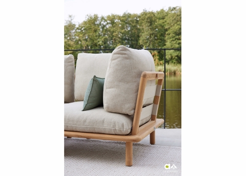 Diivan nurk Apple Bee SLING pruun / beež, 85x85xH68 cm