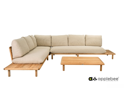 Diivan nurk Apple Bee SLING pruun / beež, 85x85xH68 cm