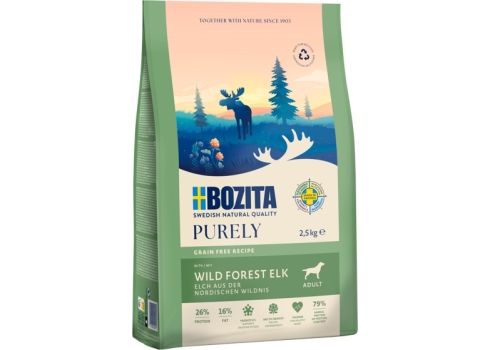 Bozita Purely Adult Grain Free Elk koeratoit 2,5kg
