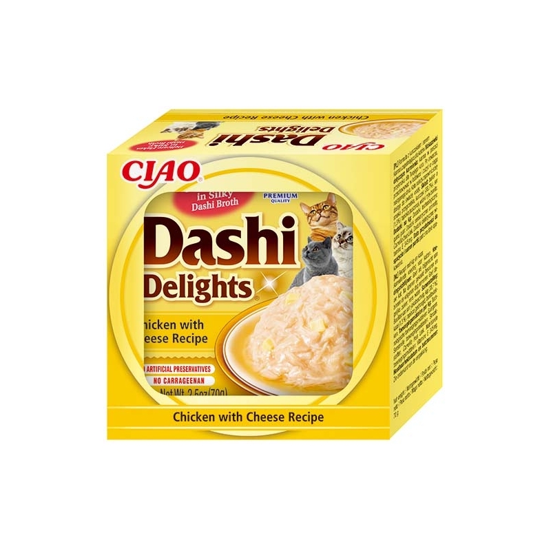 Inaba Dashi Delights Chicken with Cheese konserv kassile 70g Inaba Dashi Delights Chicken with Cheese konserv kassile 70g