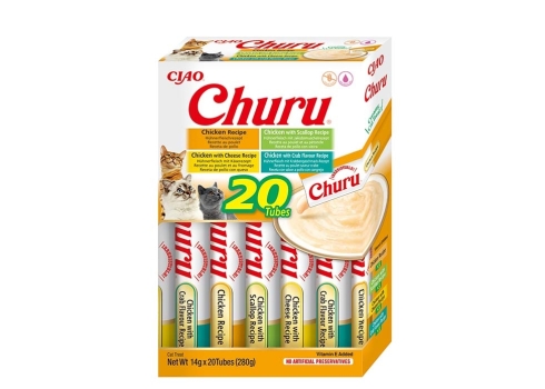 Churu Chicken Varieties multipakk kassimaius 20 x 14g