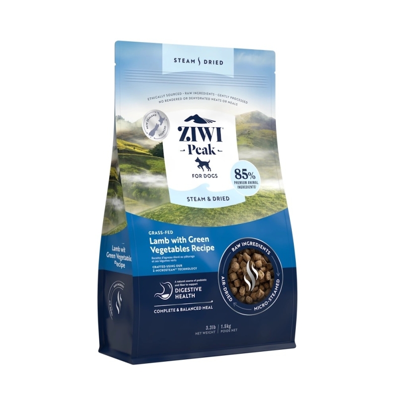 Ziwi Peak Steam & Dried Lamb koeratoit 1,5kg Ziwi Peak Steam & Dried Lamb koeratoit 1,5kg