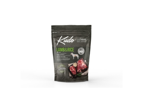 Kudo Lamb & Rice külmpressitud koeratoit 3kg