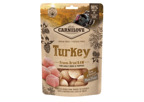 Carnilove külmkuivatatud maius Turkey koertele 60g