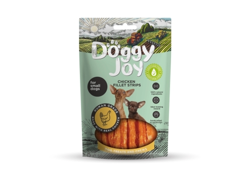 Doggy Joy chicken fillet strips närimismaiused koerale 55g