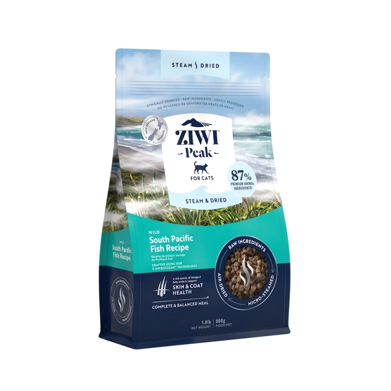 Ziwi Peak Steam & Dried Fish kassitoit 800g Ziwi Peak Steam & Dried Fish kassitoit 800g