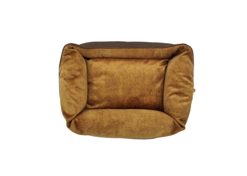 Cazo Soft Bed Velvet Gold pesa koertele 55x42cm