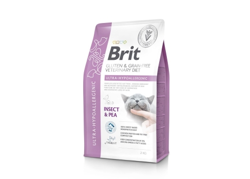 Brit Veterinary Diet Ultra-Hypoallergenic erisööt kassidele 2kg