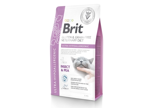 Brit Veterinary Diet Ultra-Hypoallergenic erisööt kassidele 5kg