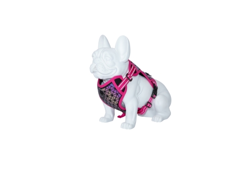 Freedog Boreal fuksiaroosad traksid koerale 15mm 34-63cm