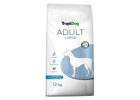 TropiDog Adult Large Probiotic Line koertoit 12kg