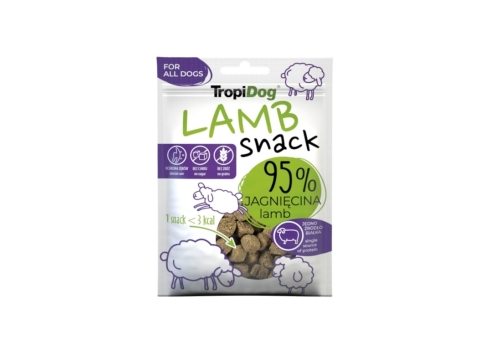 TropiDog Lamb Snack koeramaius 70g