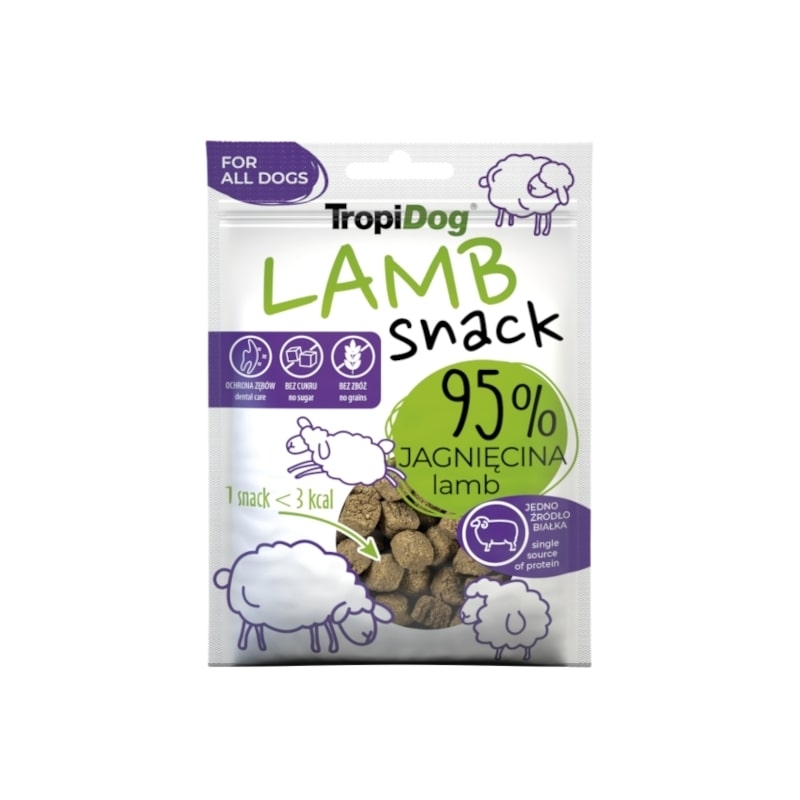 TropiDog Lamb Snack koeramaius 70g TropiDog Lamb Snack koeramaius 70g