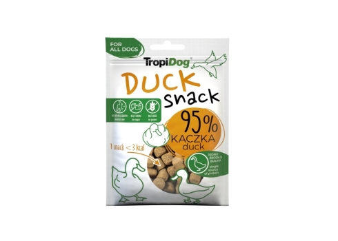 TropiDog Duck Snack koeramaius 70g