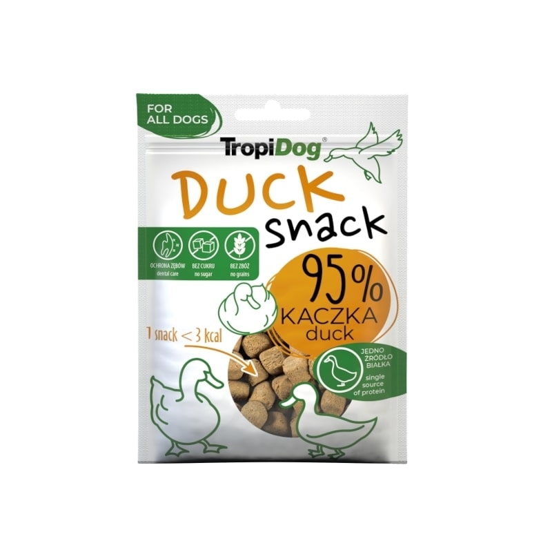TropiDog Duck Snack koeramaius 70g TropiDog Duck Snack koeramaius 70g
