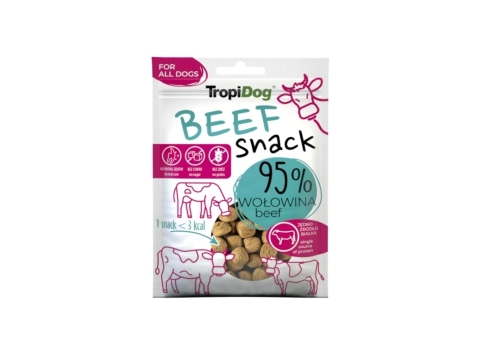 TropiDog Beef Snack koeramaius 70g