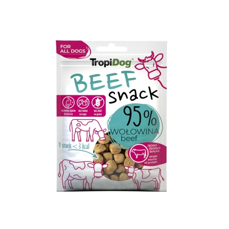 TropiDog Beef Snack koeramaius 70g TropiDog Beef Snack koeramaius 70g