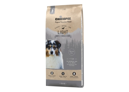 Chicopee CNL Light Lamb & Rice koeratoit 15kg