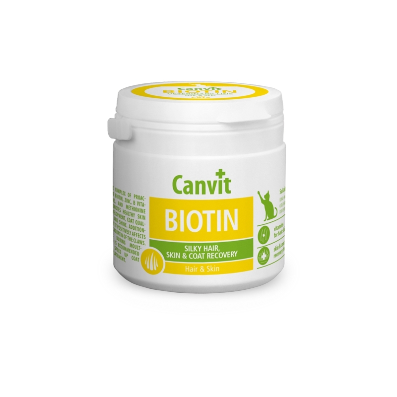 Canvit Biotin toidulisand kassidele 100g Canvit Biotin toidulisand kassidele 100g