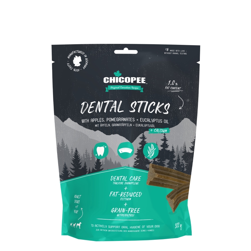 Chicopee HNL Dental närimispulgad koerale 300g Chicopee HNL Dental närimispulgad koerale 300g