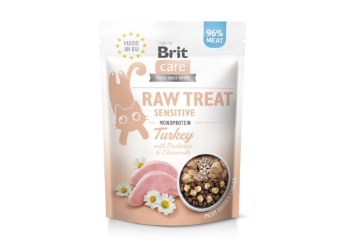 Brit Care Raw külmkuivatatud maius Sensitive kassidele 40g