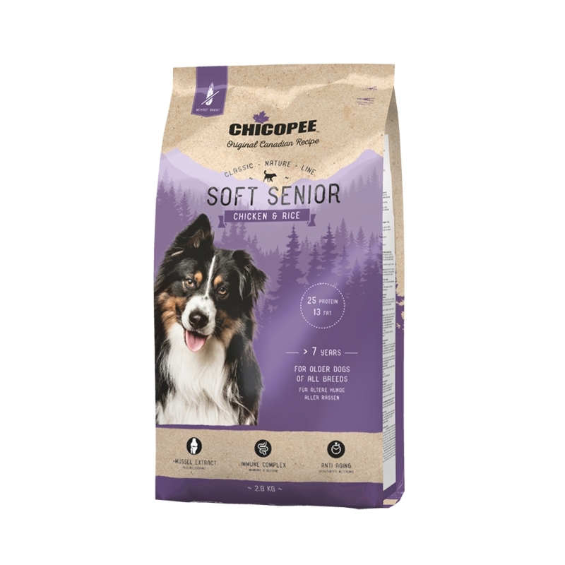 Chicopee CNL Soft Senior Chicken & Rice koeratoit 2kg Chicopee CNL Soft Senior Chicken & Rice koeratoit 2kg