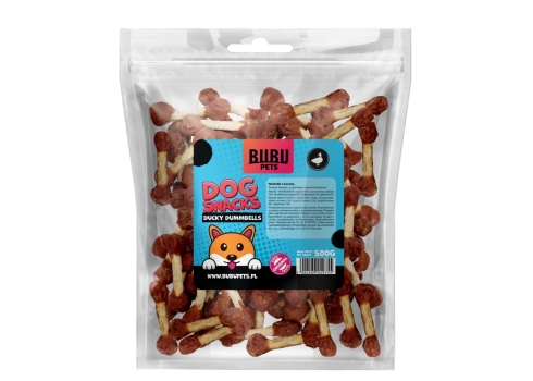Bubu Pets koeramaius hantlid pardiga 500g