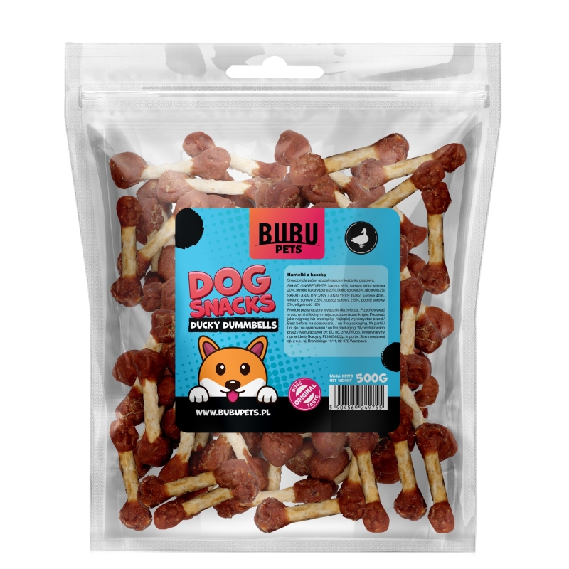 Bubu Pets koeramaius hantlid pardiga 500g Bubu Pets koeramaius hantlid pardiga 500g